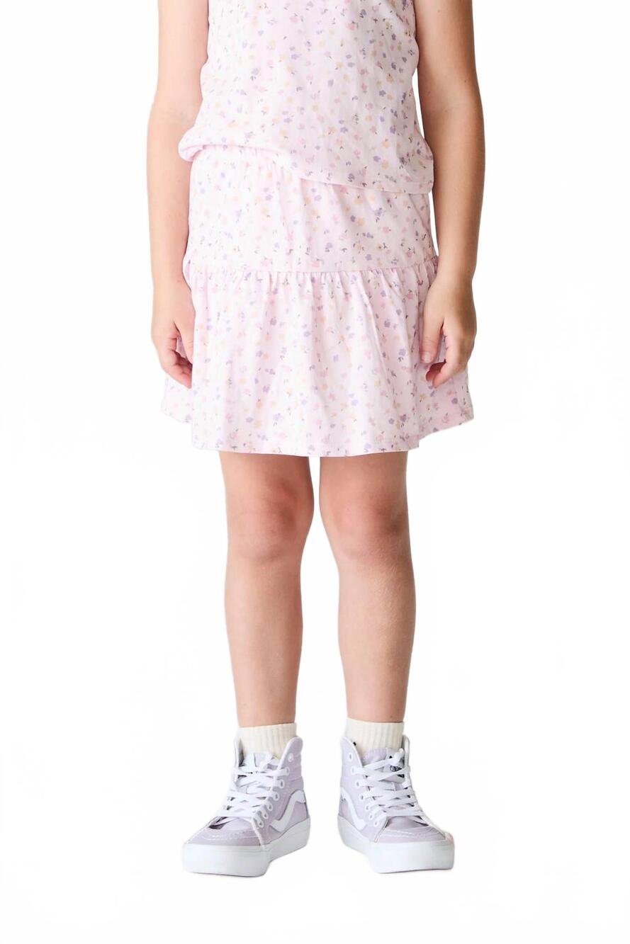 NEW CHASER rosebud ditsy skirt in pink